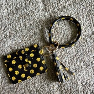 Smiley face wallet